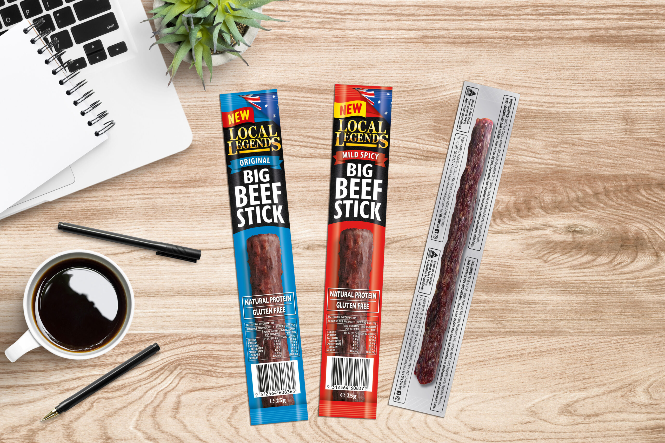 &amp;quot;Big Beef Sticks&amp;quot; Launched! - New World Foods